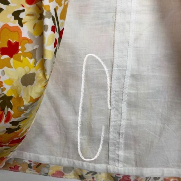 Express Women's Size 4 Floral A-Line Knee Length Skirt Multicolor - Picture 5 of 11